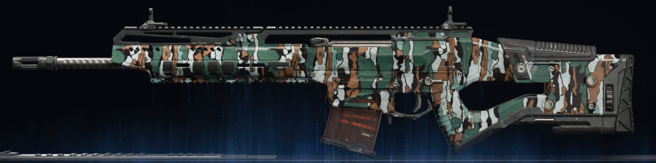 Rendu du camouflage Baumier sur KRS-7.62